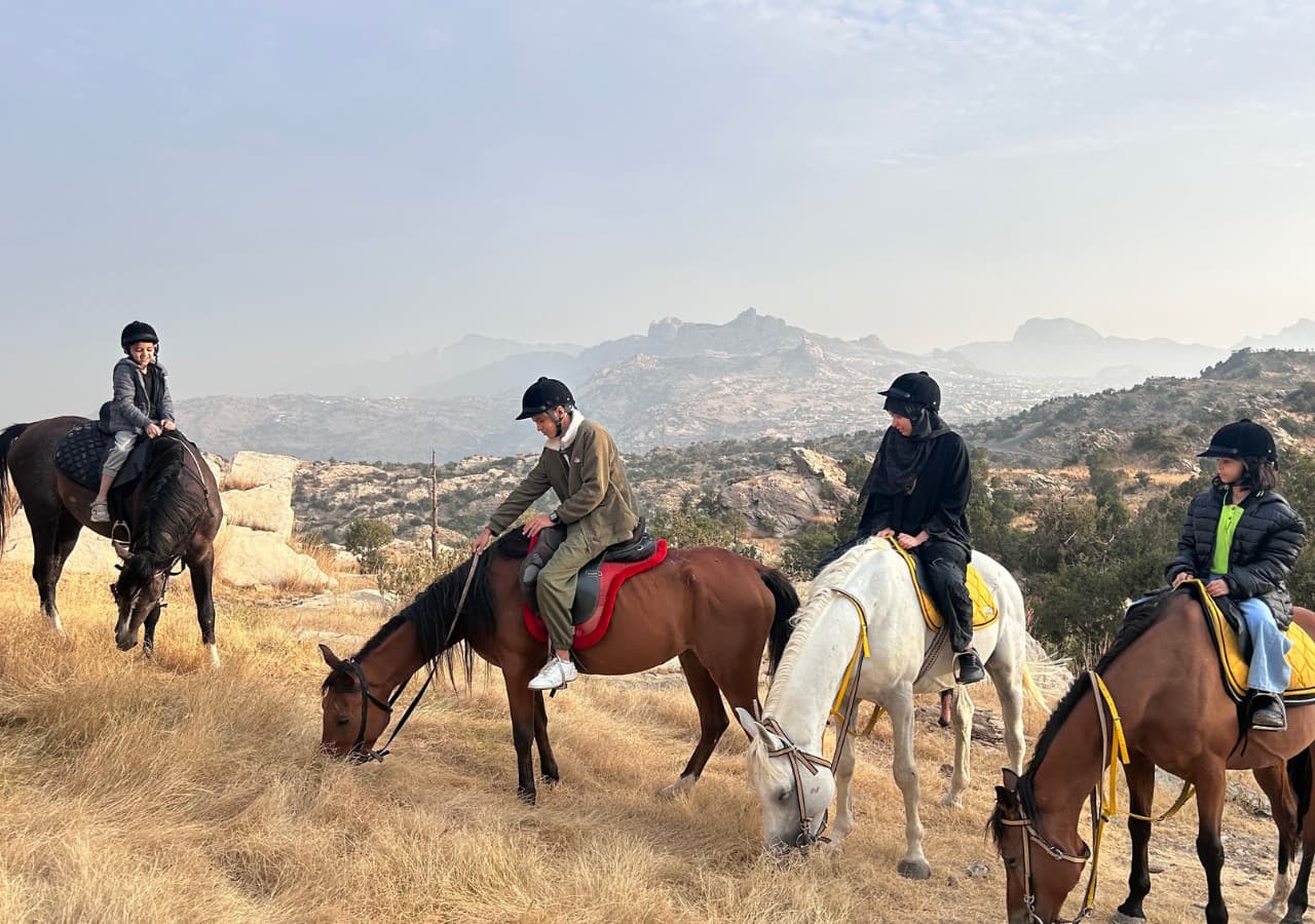 جولة ركوب الخيل في تنومة