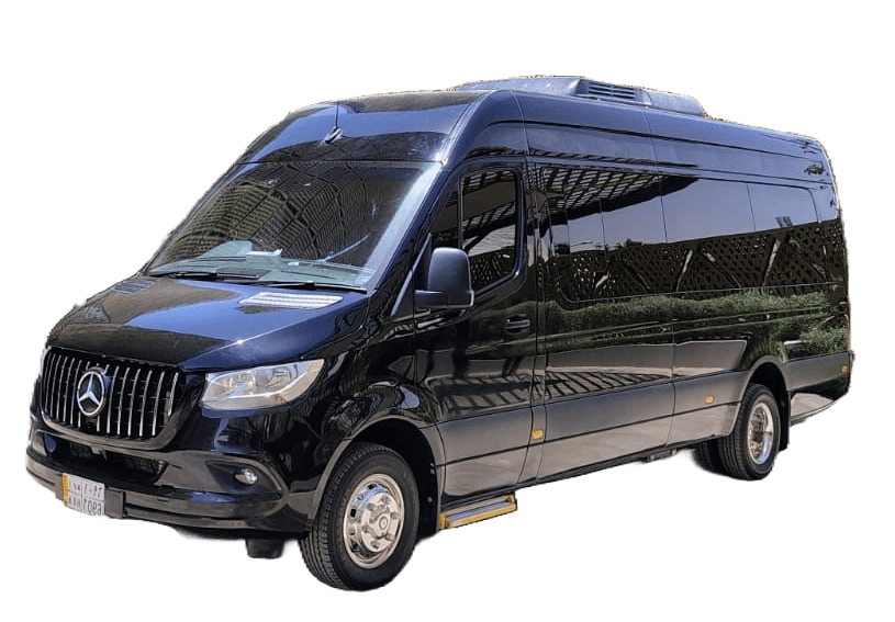 Luxury Mercedes Sprinter van in Riyadh for 8 hours