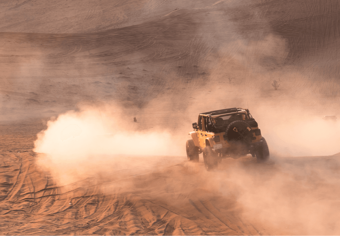 Experiencia de aventura en el safari de arena roja