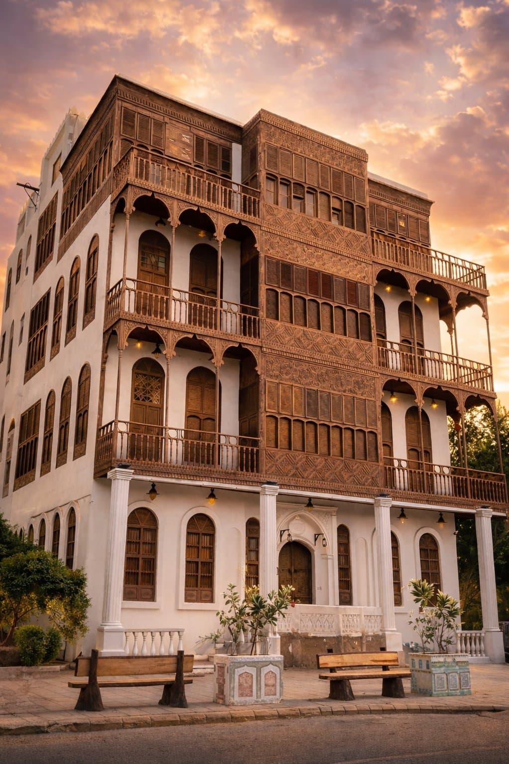从吉达巴拉德 (Jeddah Al Balad) 到哈姆拉滨海路 (Al Hamra Corniche) 的吉达历史之旅