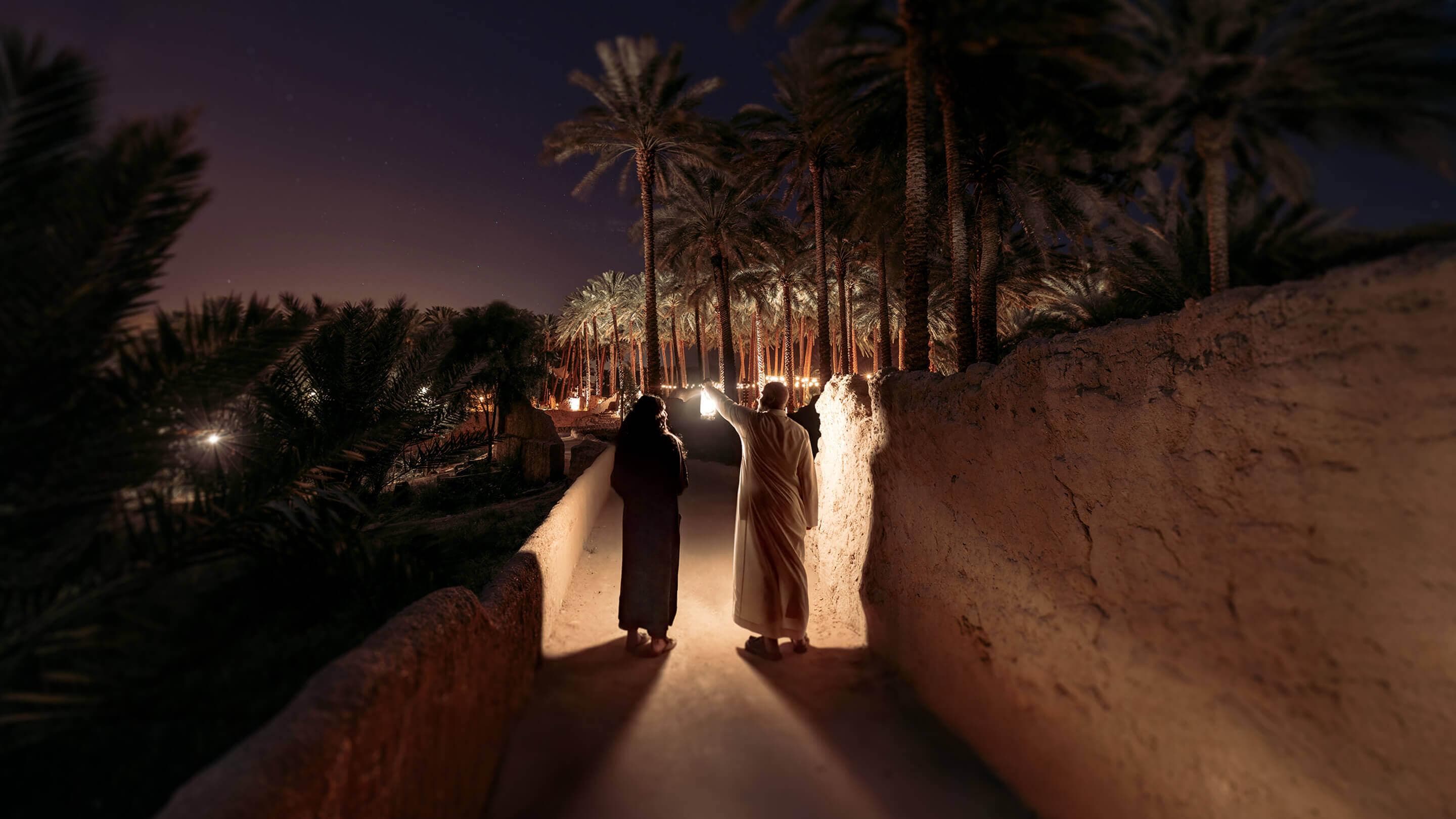 A tour of the heritage oasis trail in Al-Ula