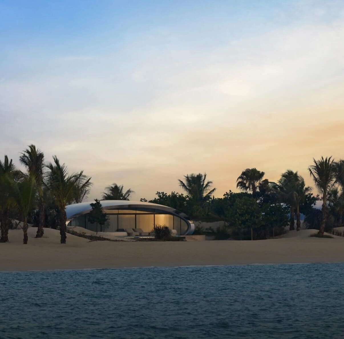 Fees for two people - One-bedroom beach villa