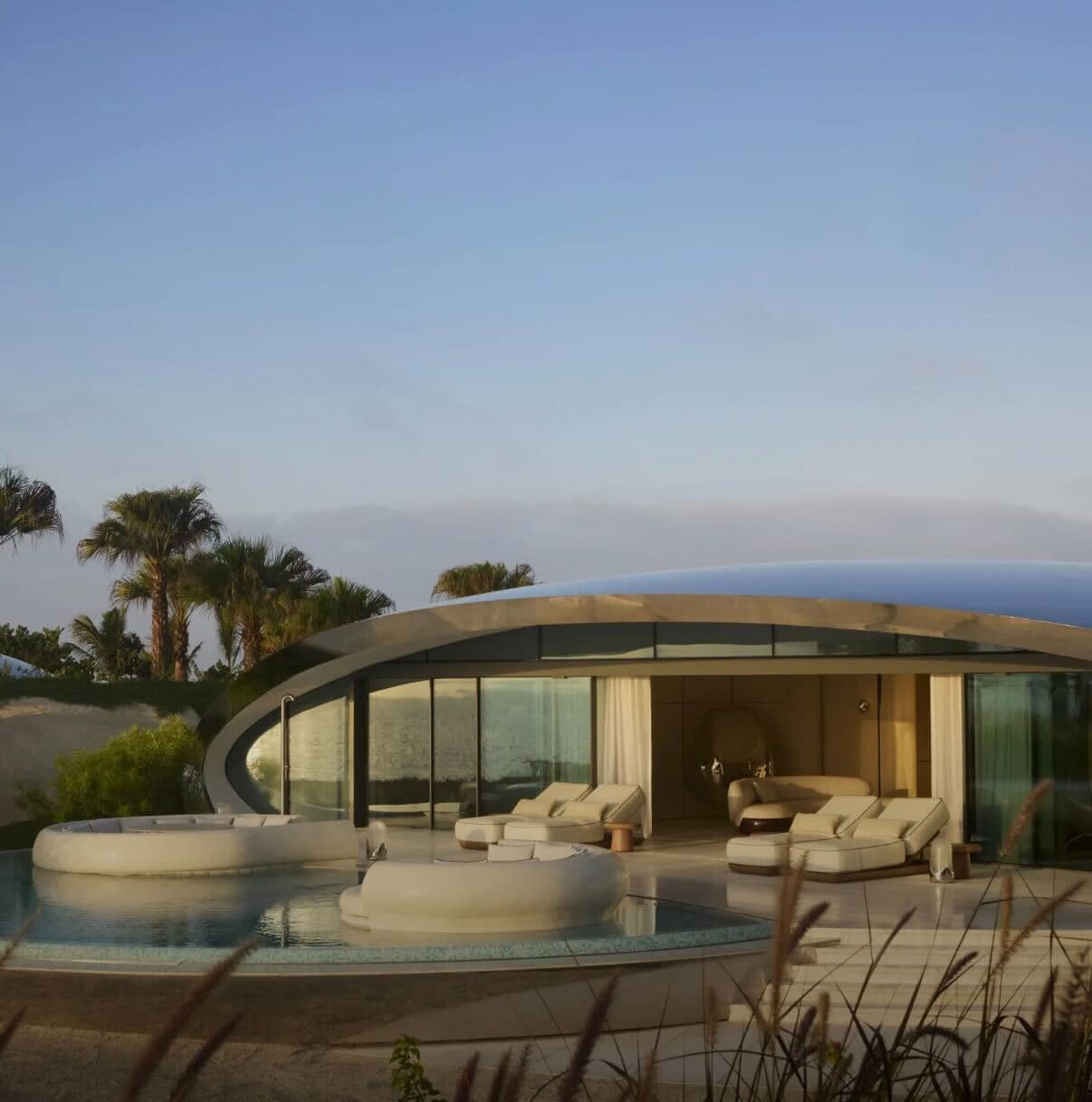 Fees for a family of two adults and two children - Two-bedroom beach villa