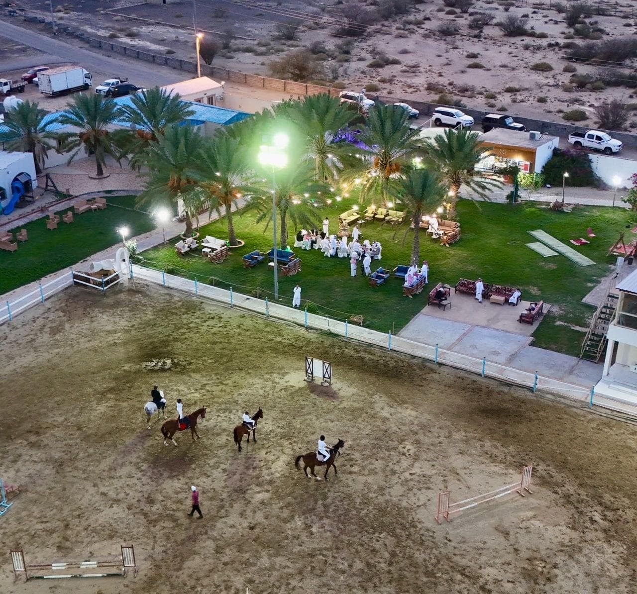 Experience horseback riding at Fal Al Ezz Equestrian Center
