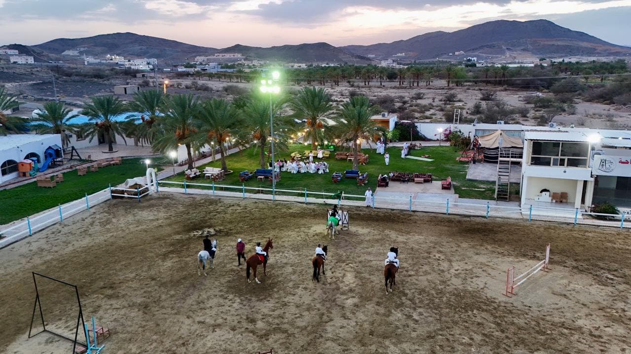 Experience horseback riding at Fal Al Ezz Equestrian Center